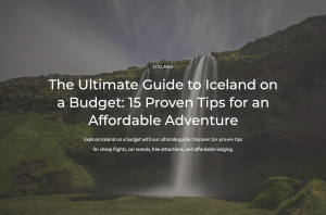 iceland on a budget